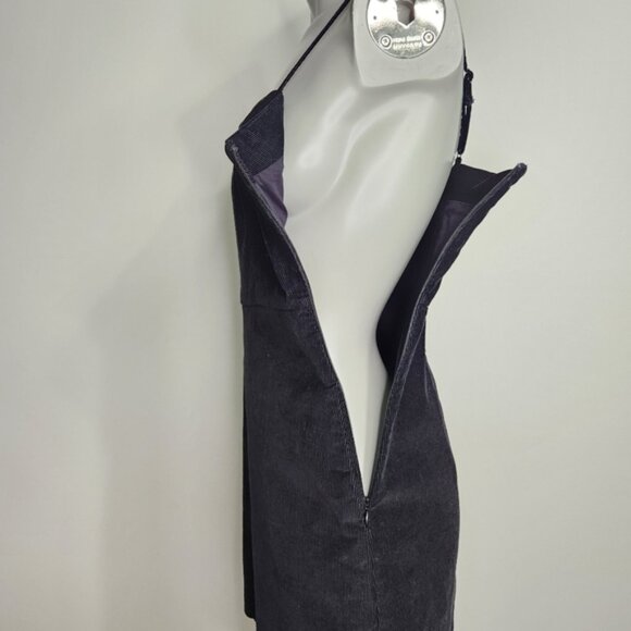 Aritzia X Wilfred Isabella Black Corduroy Mini Dress Size 4 - Picture 7 of 16